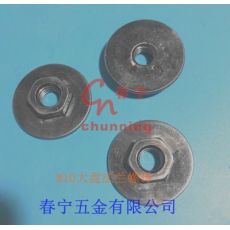 非標大盤法蘭螺母調節(jié)螺母平底大盤法 M10*1.5 盤36對邊17高度