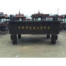 四方鼎，長方形銅香爐鼎，佛教仿古香爐