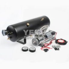 汽車(chē)改裝懸掛氣泵 3加侖/3gal氣罐 12V車(chē)載充氣泵200psi