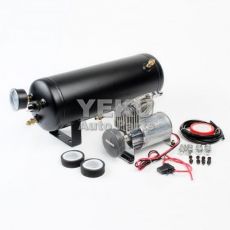 汽車(chē)改裝氣泵 1.5加侖/1.5gal氣罐 12V車(chē)載充氣泵150psi